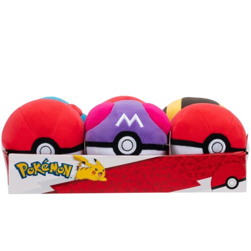 Lot de peluche Pokeball